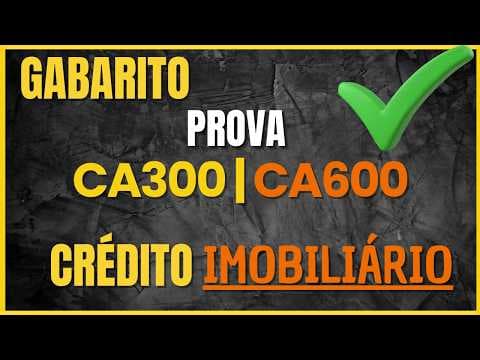 Respostas CA300 e CA600 Resolvidas e Comentadas