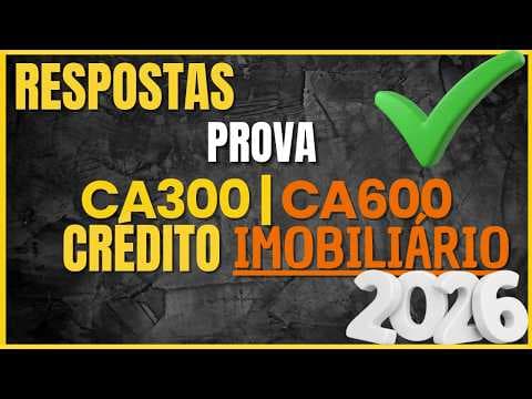 Questões OFICIAIS da ABECIP: O que cai na CA300 e CA600?